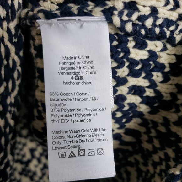 J Crew Womens M Relaxed Wideneck Knit Blue Sweater 1552 - Picture 6 of 8